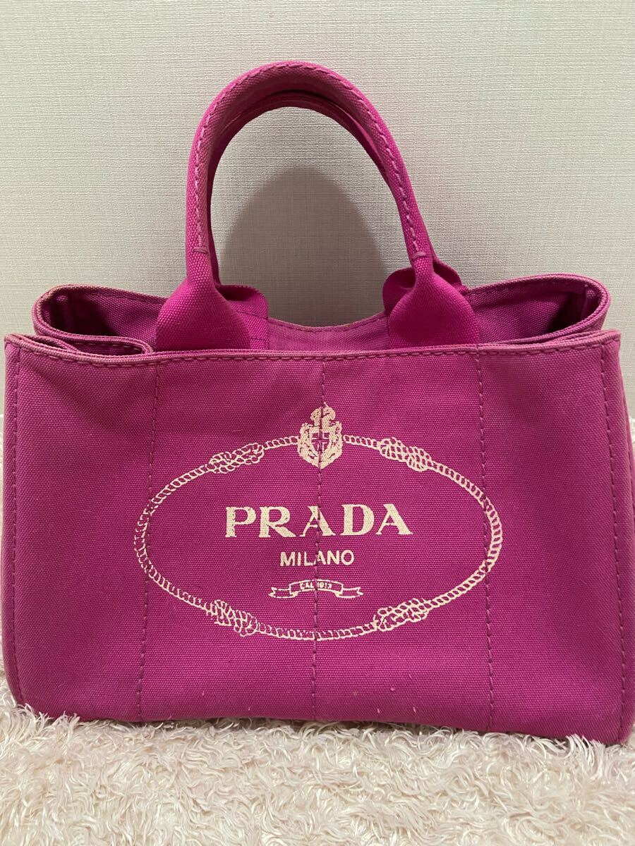 PRADAピンクトートバック拍卖