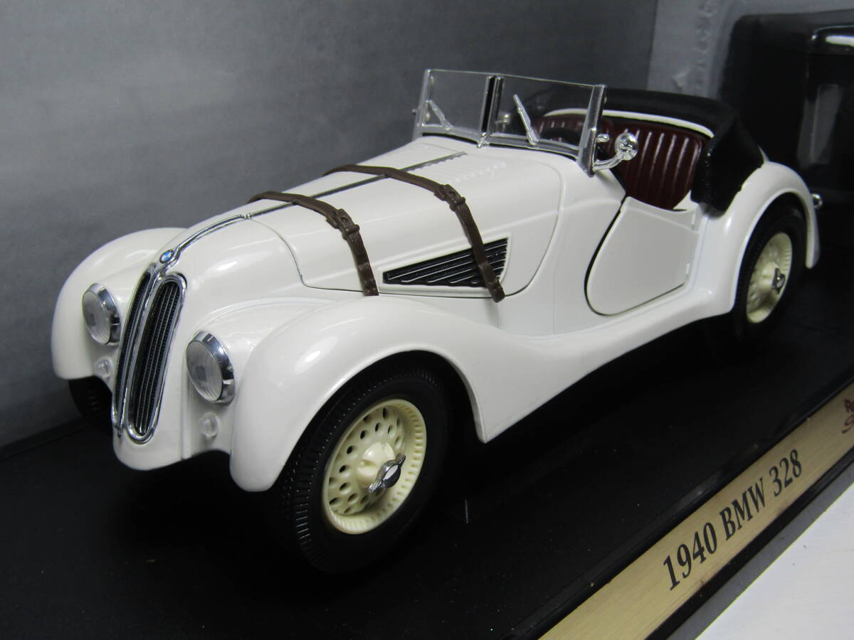 BMW 328 1/18 Roadstar 1940 ロードスター RED GP ニュルブルクリンク ミッレミリア 独名車 MIGLIA 1000 幌トップ開閉 白 ディスプレイ可能拍卖