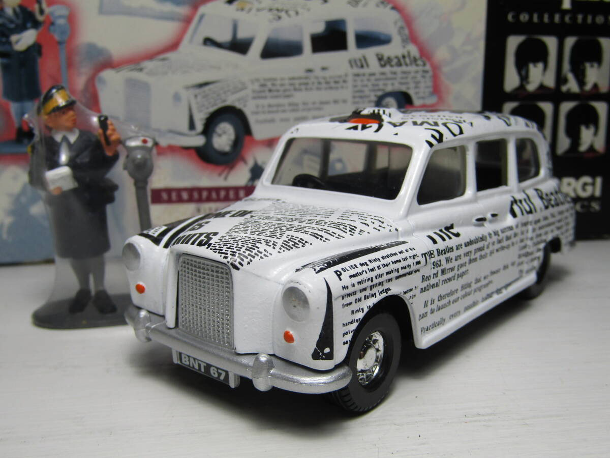 THE BEATLES Newspaper London TAXI Rita Meter Maid & Meter 英国 ビートルズ UK ロンドンタクシー コーギー クラシック 1997年 1/36拍卖