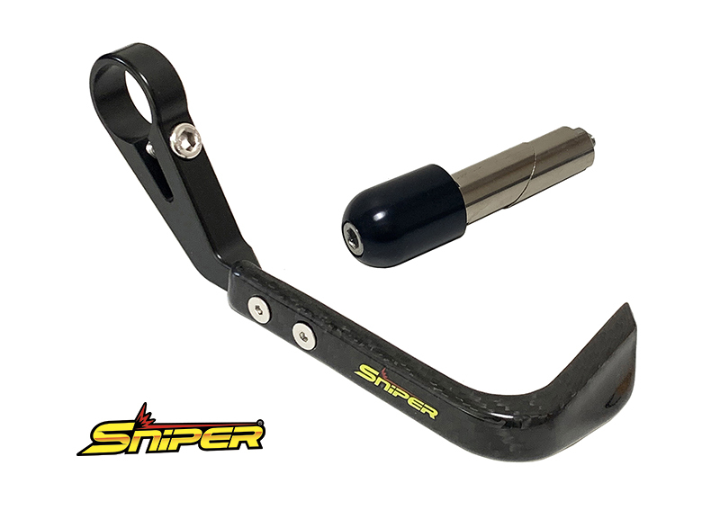 カーボンブレーキレバーガード 黒 汎用13-15mm SNIPER スナイパー SP0097BK_13拍卖