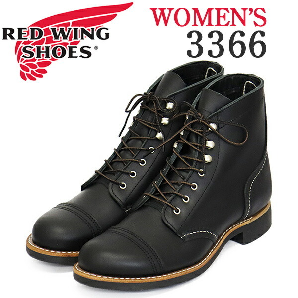 REDWING (レッドウィング) 3366 Iron Ranger アイアンレンジャー レディース ブラックバウンダリー US6.5B-約23.5cm拍卖