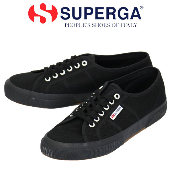 SUPERGA (スペルガ) S000010 2750-COTU CLASSIC キャンバス スニーカー 996 FULL BLACK SPG047 36-約23.0cm拍卖