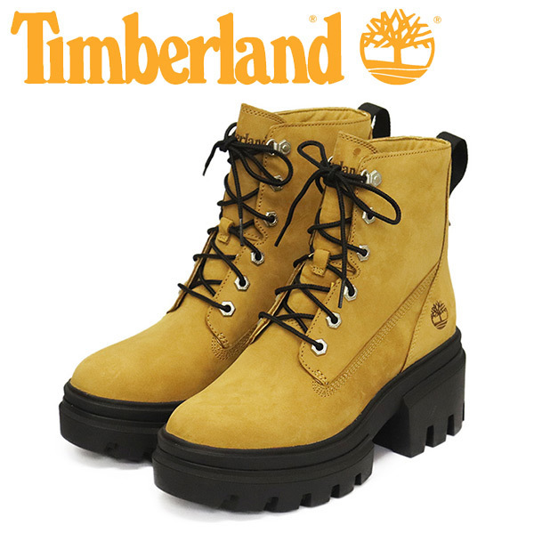 Timberland (ティンバーランド) A41QK EVERLEIGH LACEUP エヴァーリー 6インチレースアップブーツ レディース Wheat TB438 US6.5-約23.5cm拍卖