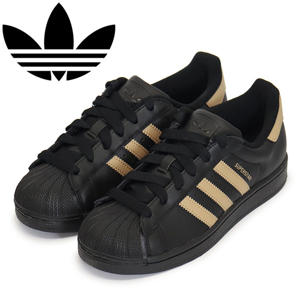 adidas (アディダス) JS1340 SUPERSTAR II W スーパースター レディース スニーカー コアブラック/カードボード/コアブラック AD32324.0cm拍卖