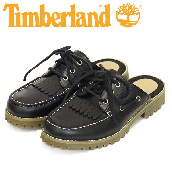 Timberland (ティンバーランド) A4198-W02 NOREEN MULE ノリーンミュール サンダル レディース Black TB572 US6.5-約23.5cm拍卖