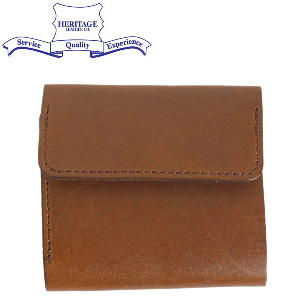 HERITAGE LEATHER CO.(ヘリテージレザー) NO.8466 Tri-Fold Wallet トライフォールドウォレット 全4色 HL215 Light Brown拍卖