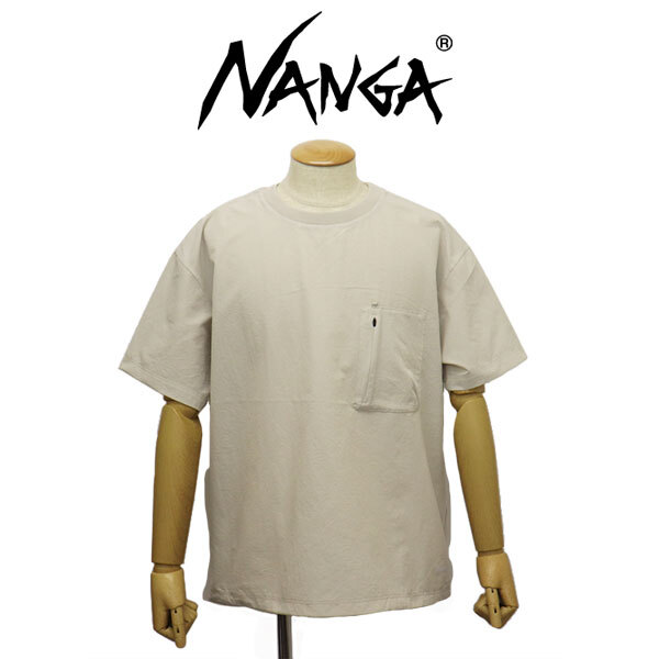 NANGA (ナンガ) ユニセックス NW2500-1J300A DOT AIR COMFY TEE ドットエアコンフィー 半袖 Tシャツ S.BEIGE NG041 L拍卖