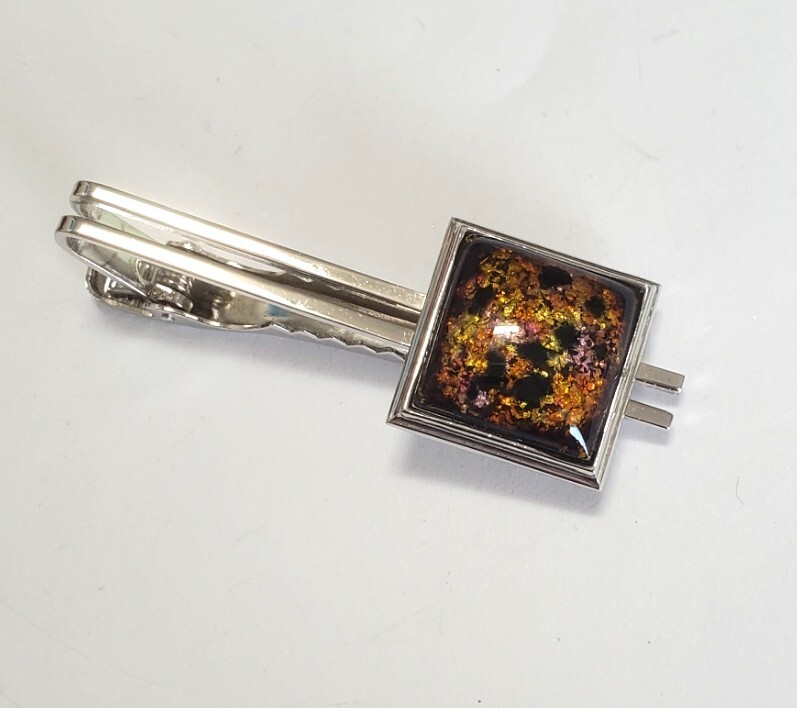 七宝焼き タイピン タイバー メンズ アクセサリー 12,2g 美品拍卖