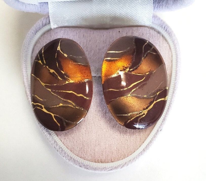 七宝焼き イヤリング レディース アクセサリー 8,1g 美品拍卖