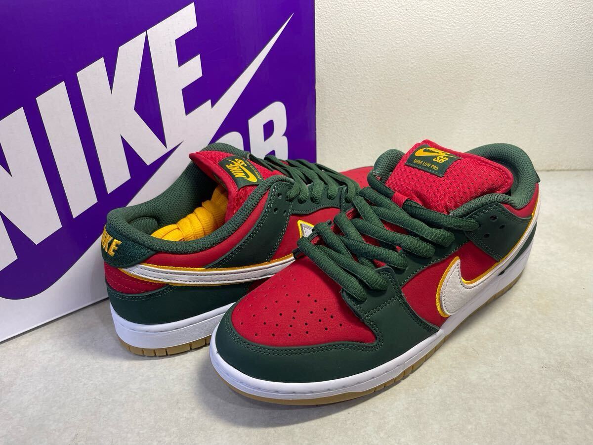 NIKE SB DUNK LOW PRO PRM ダンク ロー SUPERSONICS スーパーソニックス US10.5 国内正規 未使用新品 FZ1287-300拍卖