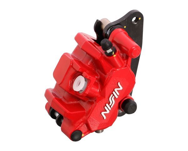 グロム/GROM(JC61国内)用 ニッシン2POTブレーキキャリパー(レッド)|キタコ拍卖