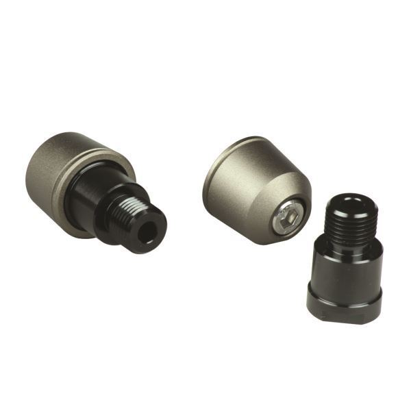 XJR1300用 ソリッドバーエンドキャップ M16タイプ マットチタン|ポッシュフェイス/POSH拍卖