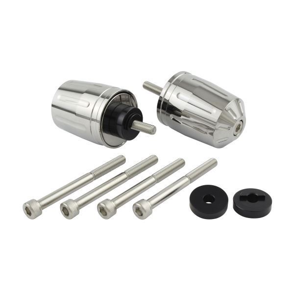 スーパーカブ110(2018-2019) 用 ウルトラヘビーバーエンドキャップ T2 M6タイプ メッキ|ポッシュフェイス/POSH拍卖