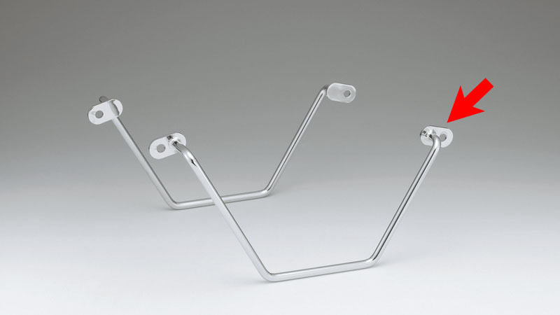 エストレヤ/ESTRELLA用 サイドバッグサポート(メッキ)右側_キジマ拍卖