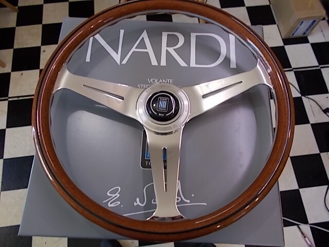 NARDI ナルディ Classic N140 ウッド&ポリッシュスポーク 380mm 送料無料拍卖
