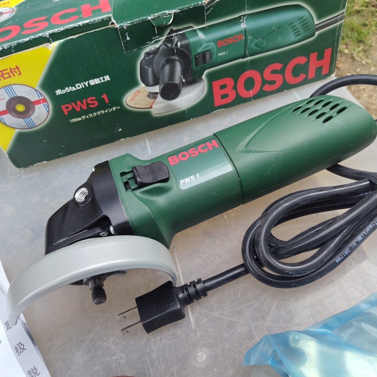 BOSCH 100mm ディスクグラインダー PWS I (中古)未使用 ボッシュ拍卖