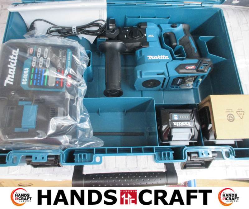 マキタ makita HR010GRDX ハンマドリル 未使用品 バッテリ40V 2.5Ah二個/充電器付き 【ハンズクラフト宜野湾店】拍卖