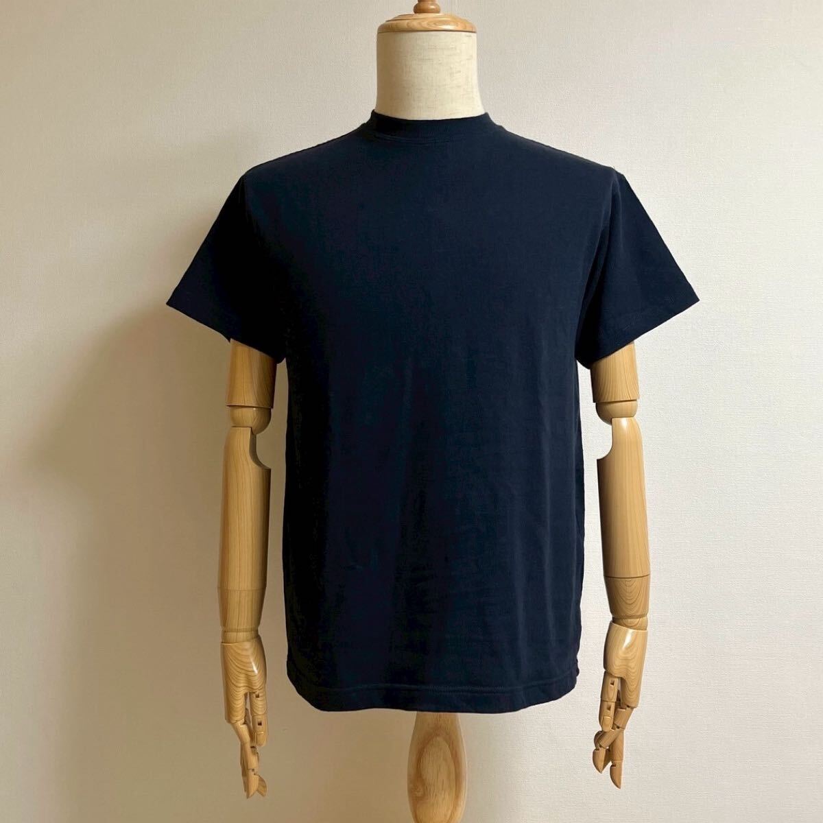 美品 LANGLITZ LEATHERS / ラングリッツレザー Tシャツ S ネイビー MADE IN U.S.A.拍卖