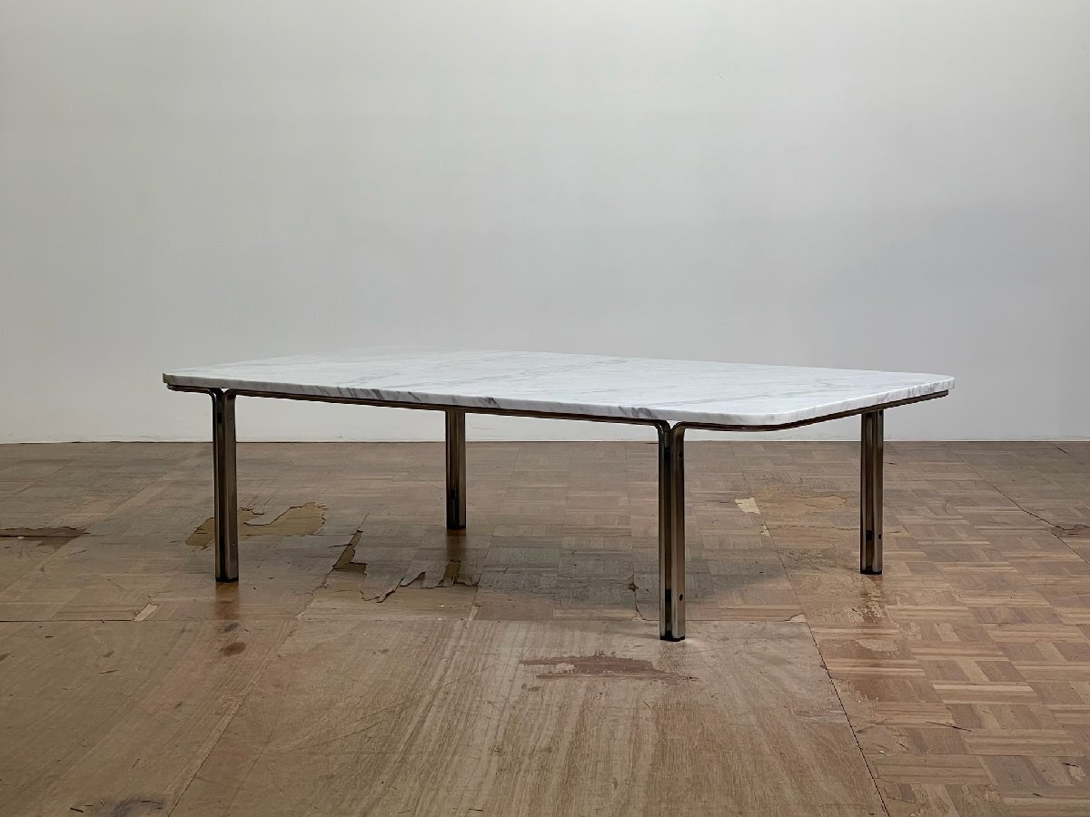 ss5332|mobilia 1960ヴィンテージ名作 Jorgen Lund&Ole Larsen 大理石 Model 911 マーブルセンターテーブル|モビリア カッシーナ B&B拍卖