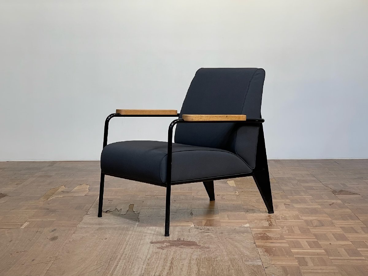 -os4285|Vitra. MoMAコレクション名作 Jean Prouve オーク無垢 Fauteuil de salonn/フォトゥイユドサロン アームラウンジチェア|ヴィトラ拍卖