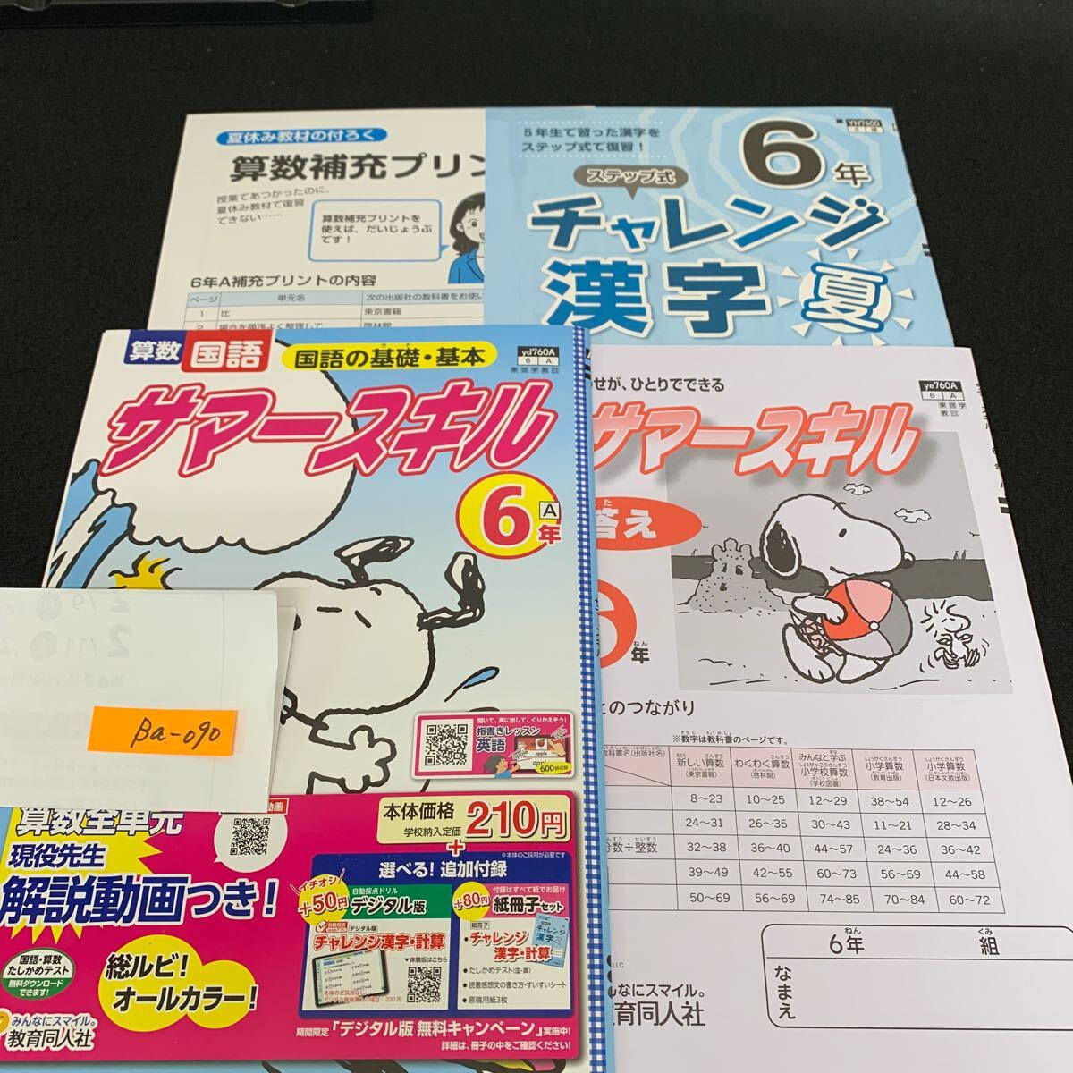 Bb-090/6年生/教育同人社/小学生 国語 算数 英語 社会 理科 漢字 家庭科 テキスト テスト用紙 教材 文章問題 計算/L11/7060013拍卖