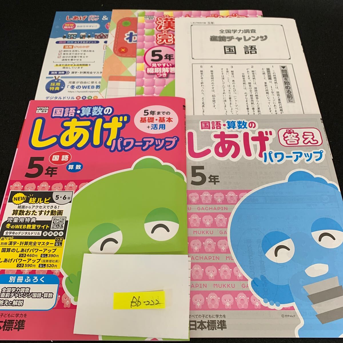 Bb-222/5年生/日本標準/小学生 国語 算数 英語 社会 理科 漢字 家庭科 テキスト テスト用紙 教材 文章問題 計算/L11/7060017拍卖