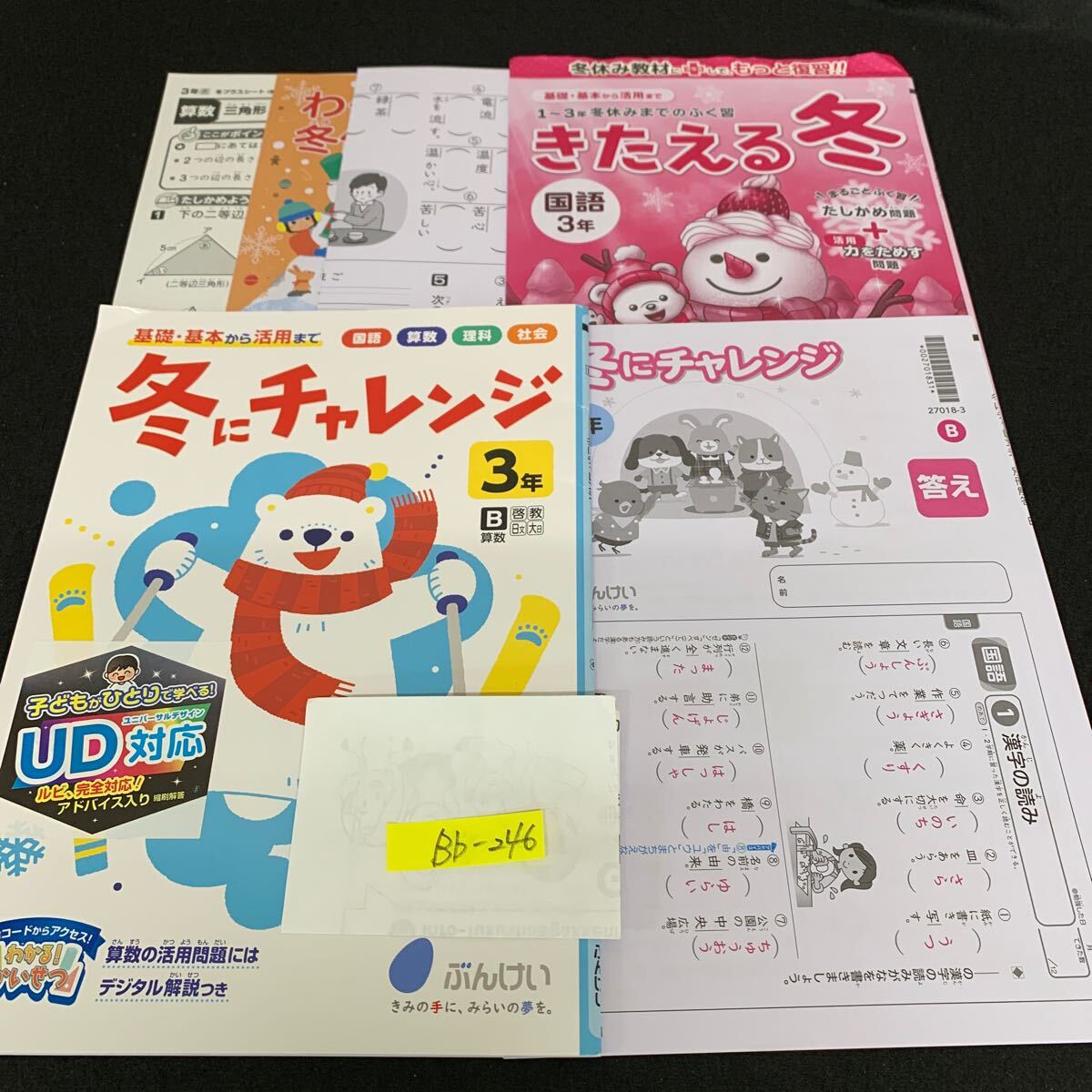 Bb-246/3年生/文渓堂/小学生 国語 算数 英語 社会 理科 漢字 家庭科 テキスト テスト用紙 教材 文章問題 計算/L11/7060017拍卖