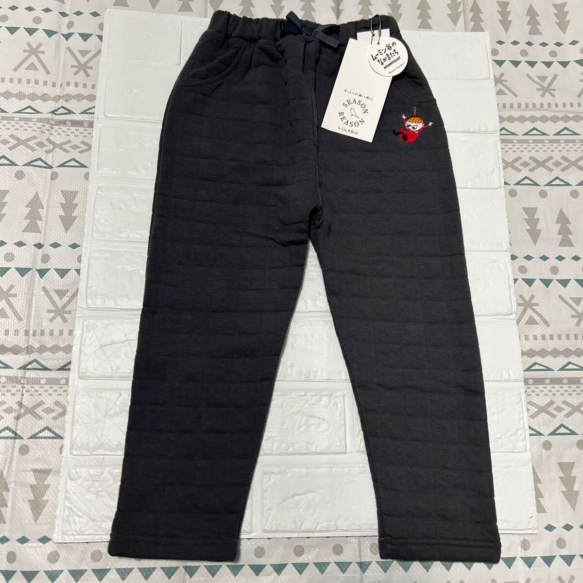 110サイズ『ムーミン谷のなかまたち』 あったかパンツ 長ズボン拍卖