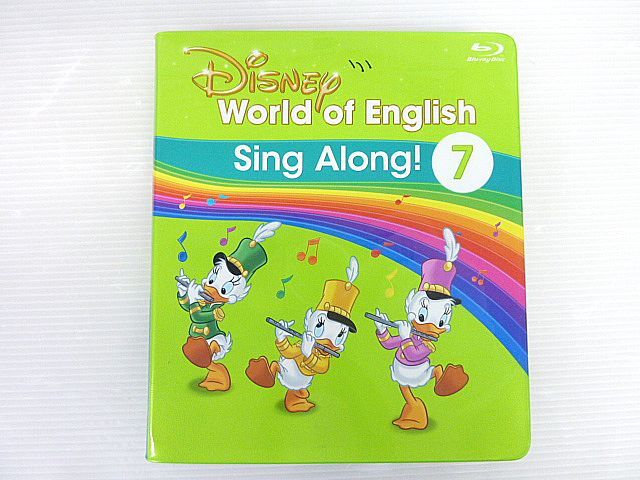 t790④ DWE ディズニー 英語 システム Blue-ray Disc ブルーレイ Sing Along シングアロング (7) 子ども 語学 World of English Disney拍卖