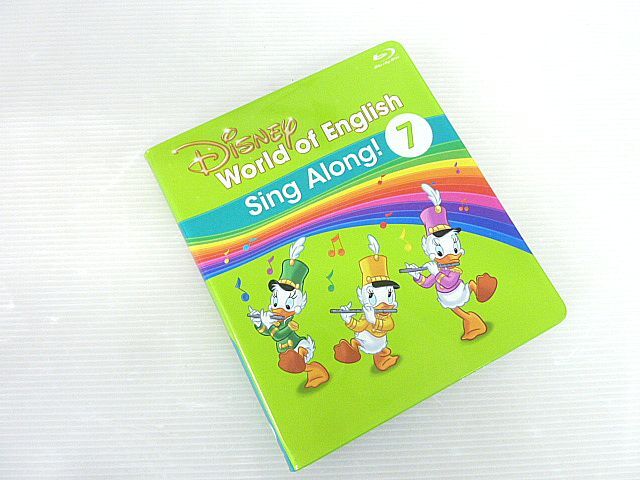 t791⑤ DWE ディズニー 英語 システム Blue-ray Disc ブルーレイ Sing Along シングアロング (7) World of English Disney 子ども 語学拍卖