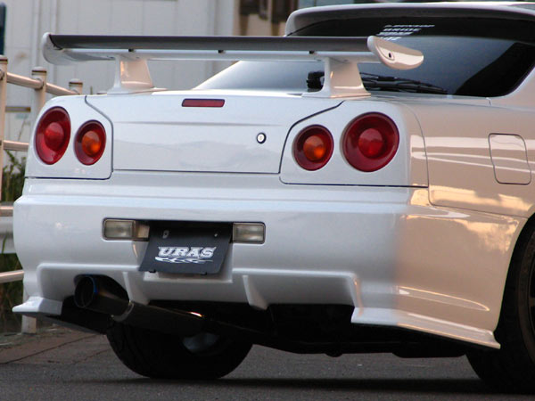 ユーラス URAS TYPE-R ER34 スカイライン2Dr リアバンパー 個人宅 営業所止め不可拍卖