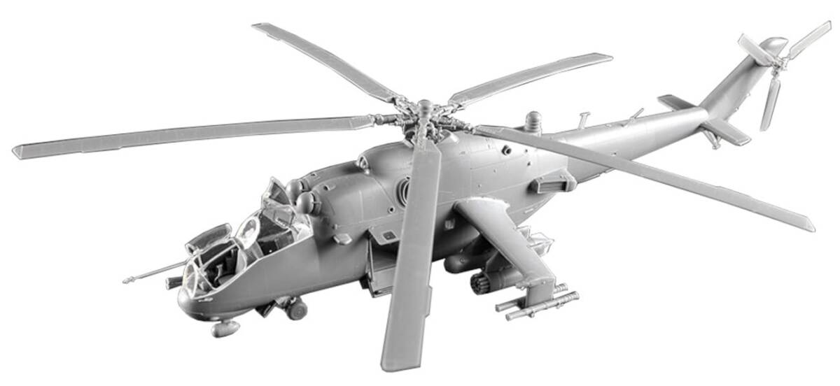 【中古】トランペッター 1/48 Mi-24P ハインドF 攻撃ヘリコプター プラモデル 05829 (ヘリコプター)拍卖