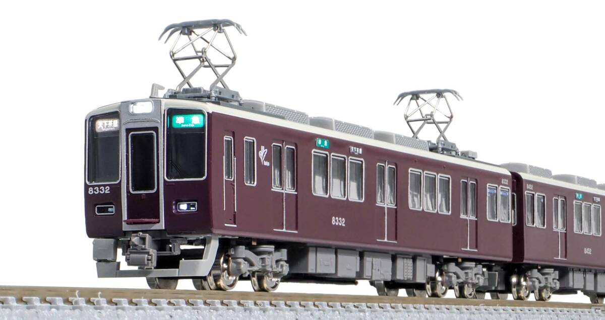 【中古】グリーンマックス Nゲージ 阪急8300系 2次車 8332編成 + 8313編成 白ライト 8両編成セット 動力付き 31951 鉄道模型拍卖