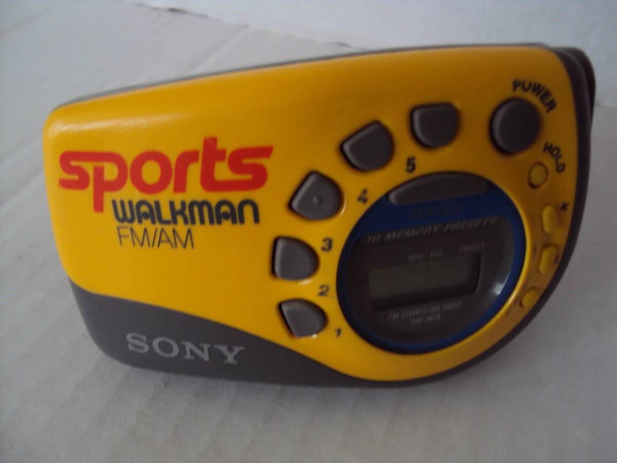 【中古】Sony Portable Sports AM/FM Radio (SRF-M78) by Sony拍卖