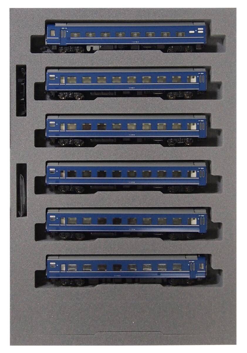 【中古】KATO Nゲージ 14系 15形寝台特急あかつき佐世保編成 6両セット 10-1361 鉄道模型 客車拍卖
