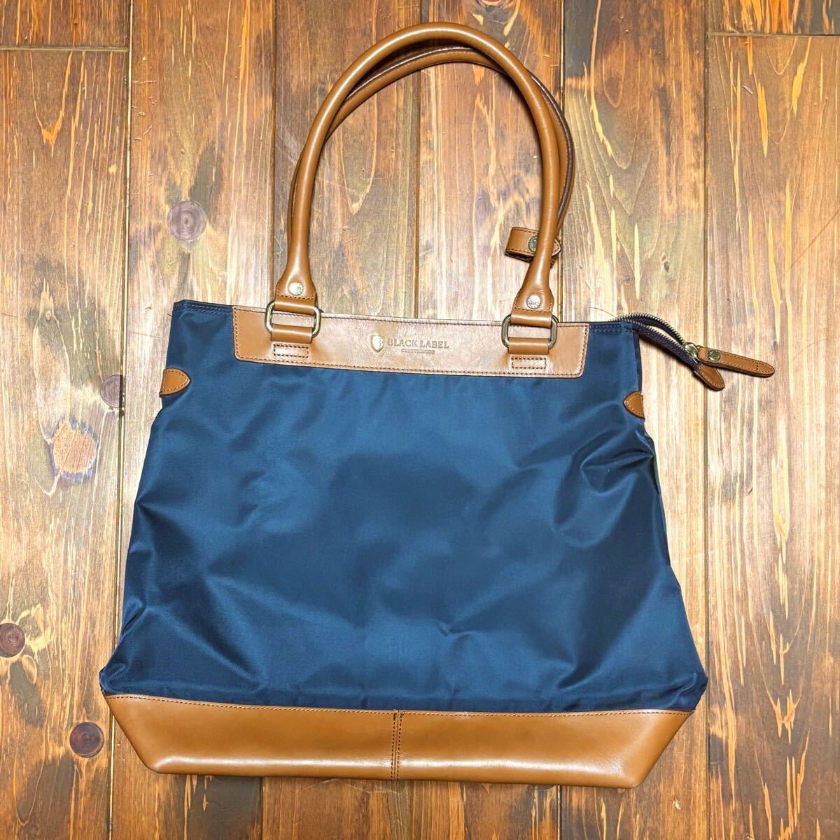 BLACK LABEL CRESTBRIDGE ビジネス トートバッグ ナイロン ハンドバッグ ブラックレーベルクレストブリッジ 三陽商会拍卖