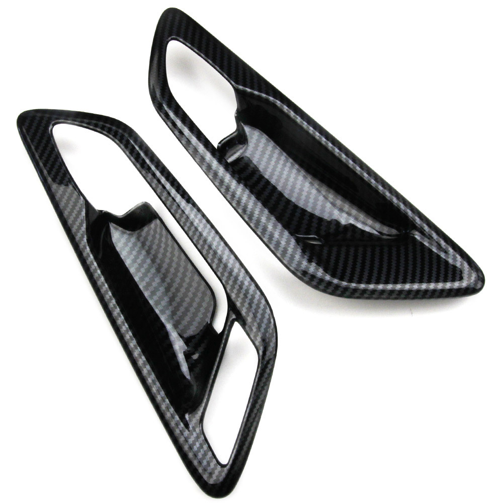 アルファード/ヴェルファイア40系 インナードアハンドルプロテクター パネル カーボン調 2P@拍卖