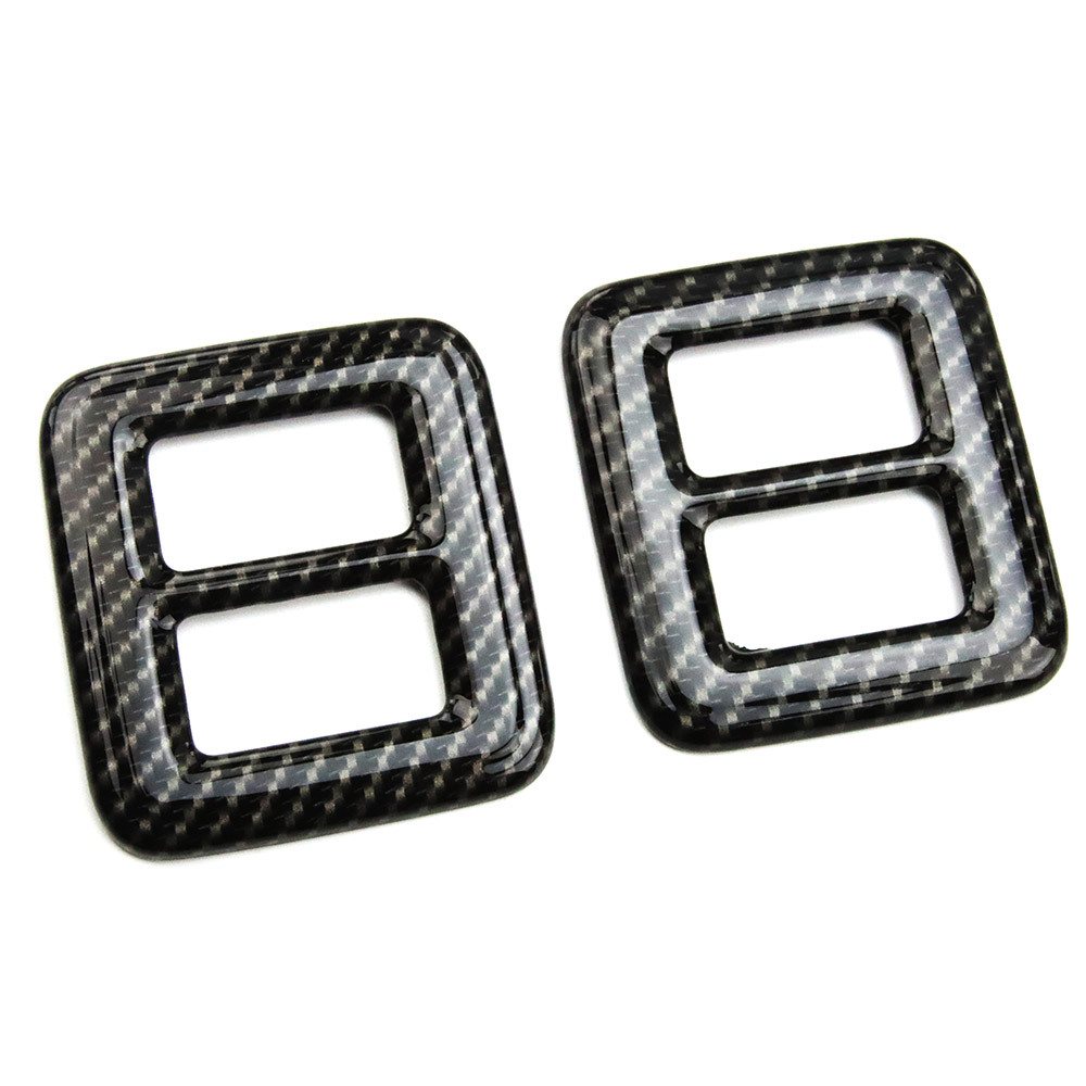 アルファード 40系 ヴェルファイア 40系 2列目パワーシートスイッチガーニッシュ カーボン調 2P@拍卖