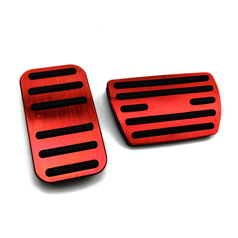 新型 ステップワゴン エアー スパーダ RP系 RP6~8 アルミ ペダル ブレーキ カバー アクセル 防キズ 防汚れ 穴あけは不要 レッド 2P@拍卖