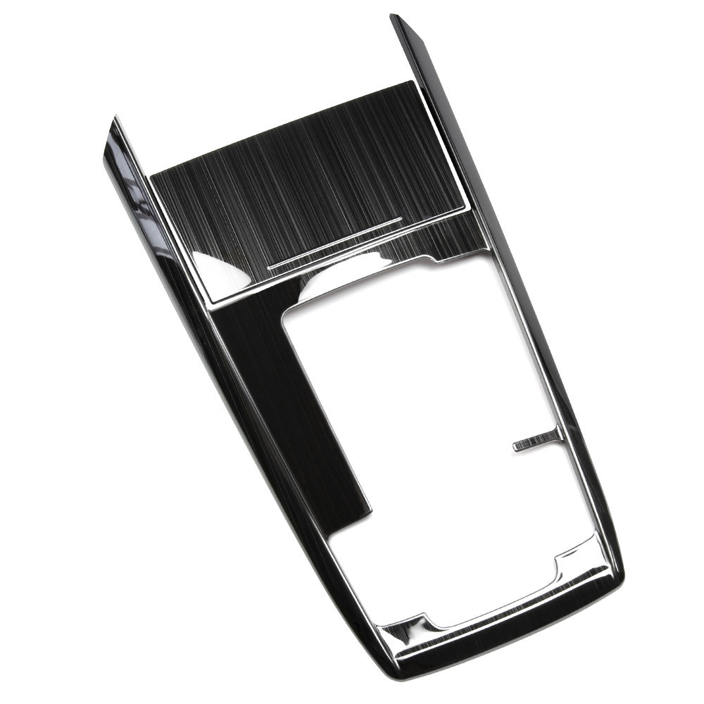 新型 マツダ CX-30 DM系 変速レバー カバー ガーニッシュ 内装 ステンレス マルチメディア シフト カバー リム 黒色 2P@拍卖