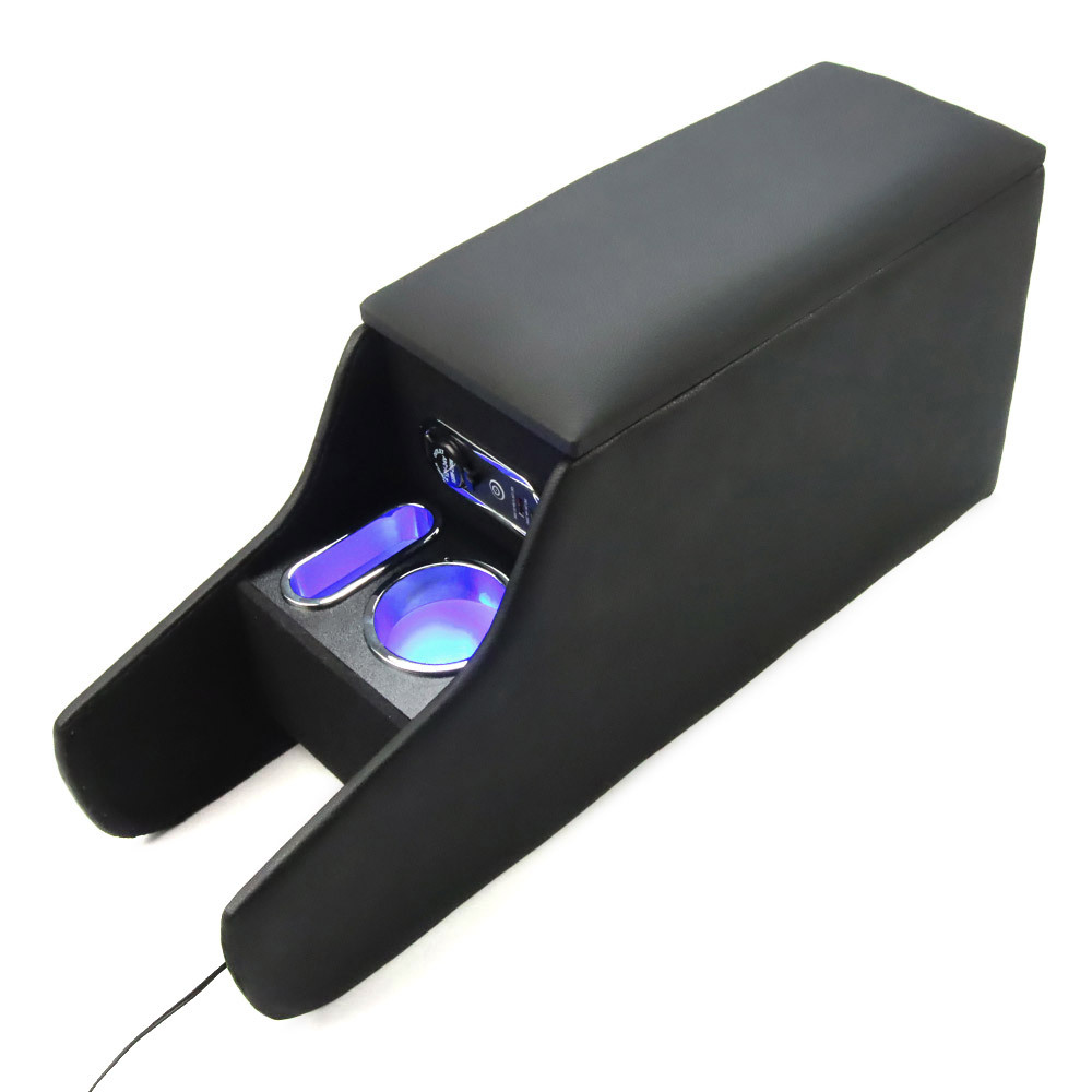 フィット GR 系 コンソールボックス (ワイヤレス充電無) 肘掛け 収納ボックス アームレスト LED付き USBポート拍卖