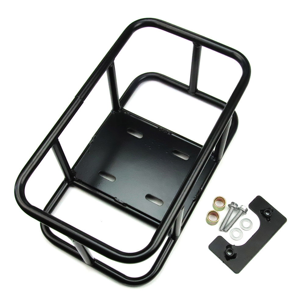 フロントバスケット クロスカブ50 110 JA60 JA45 AA06用 フロント収納かご スチールパイプ製 固定金具付き タイプC拍卖