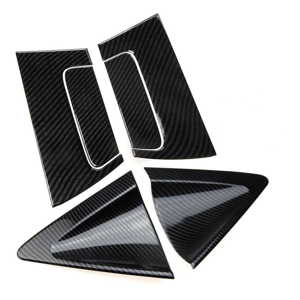 ホンダ VEZEL ヴェゼル リア ドア プロテクター ハンドルカバー 外装 カスタムパーツ ガーニッシュ カーボン調 6P@拍卖