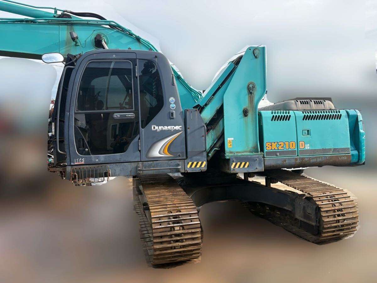 コベルコ マグネット SK210D LC 動作品 手渡し 大型 油圧 マグネットフォーク 解体 山形発 目玉商品! 重機 エレベーターキャブ仕様拍卖