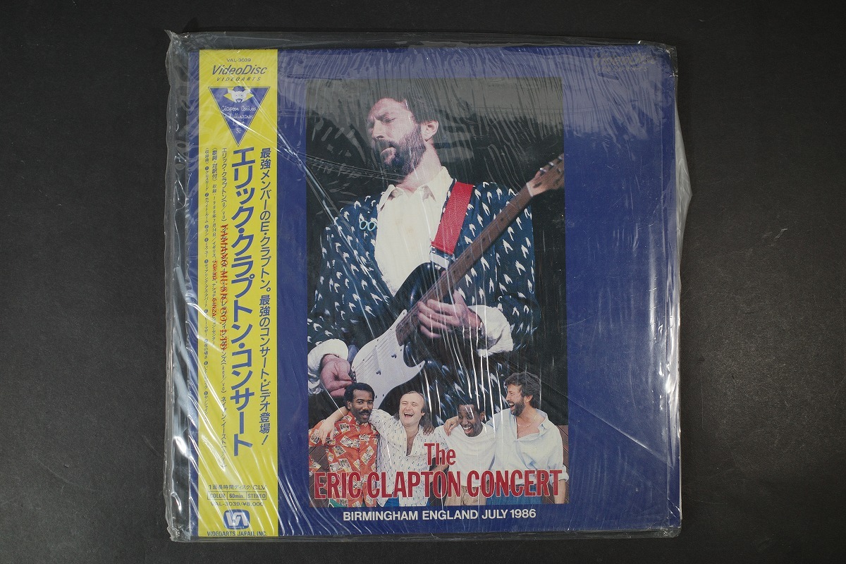 ■レーザーディスク・LD■エリック・クラプトン(ERIC CLAPTON)/ エリッククラプトン・コンサート / 国内盤帯付きビデオディスク拍卖