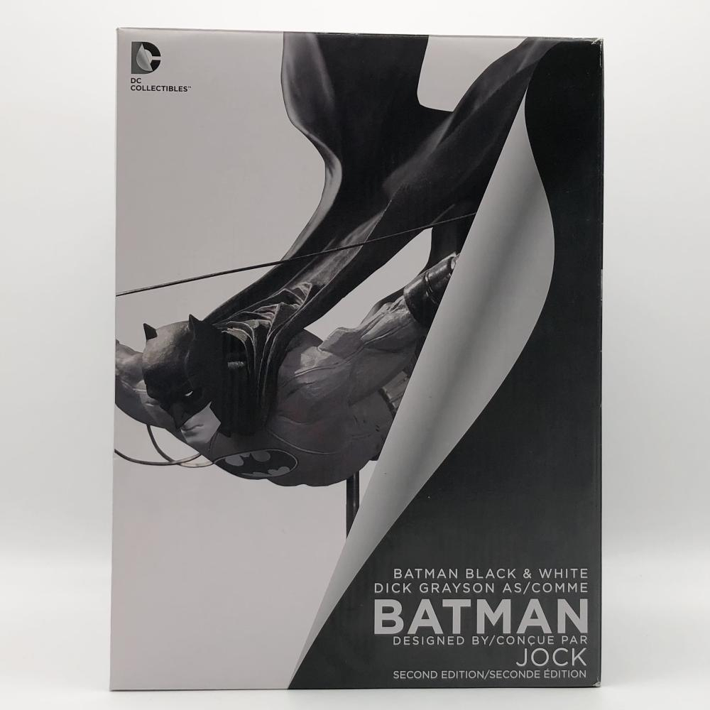 【中古】開封 DCコレクティブルズ ディック・グレイソン as バットマン ブラック&ホワイト スタチュー by ジョック 2nd エディション拍卖