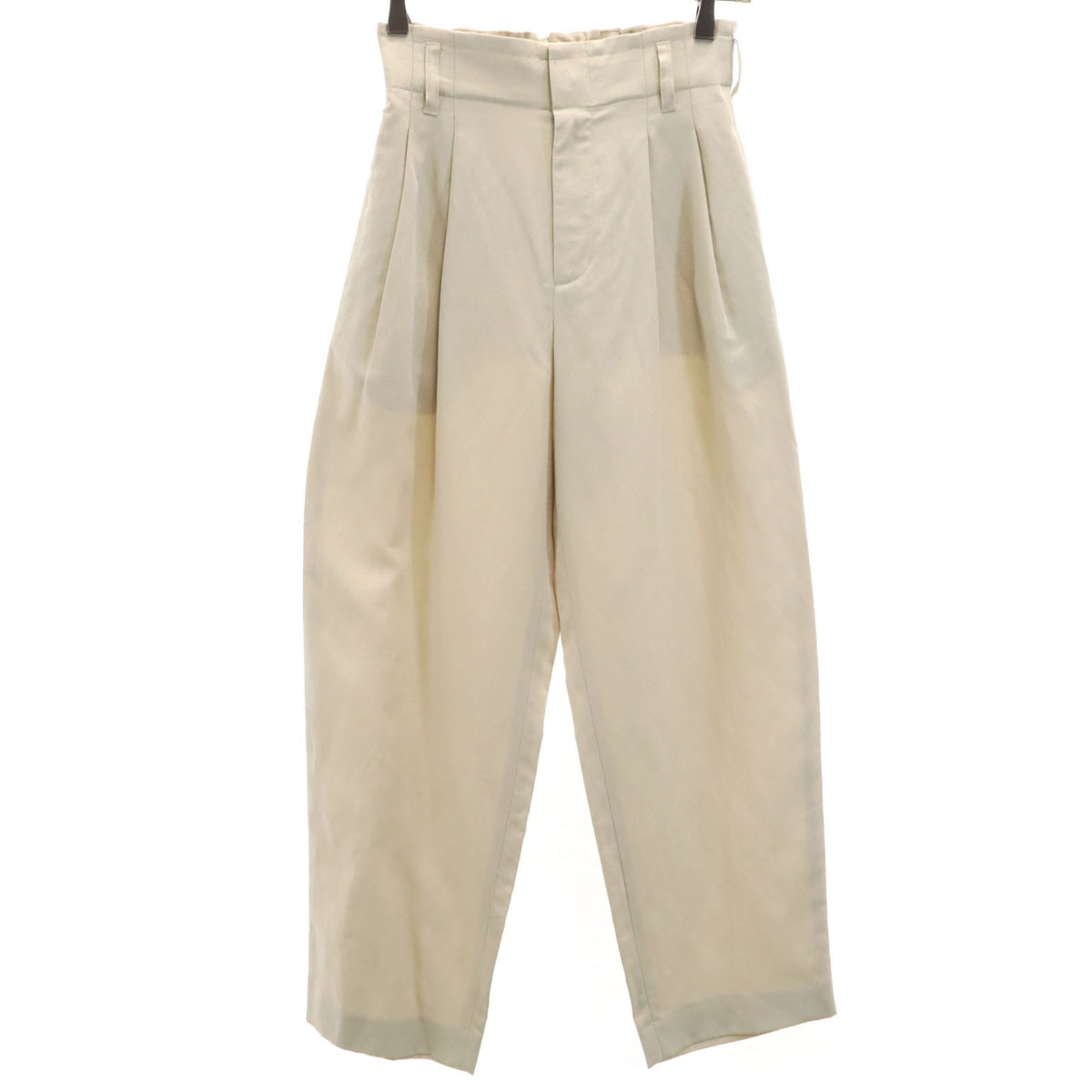 BEAUTY&YOUTH ビューティーアンドユース リネンブレンド ユナイテッドアローズ テーパードパンツ S ベージュ系 レディース拍卖