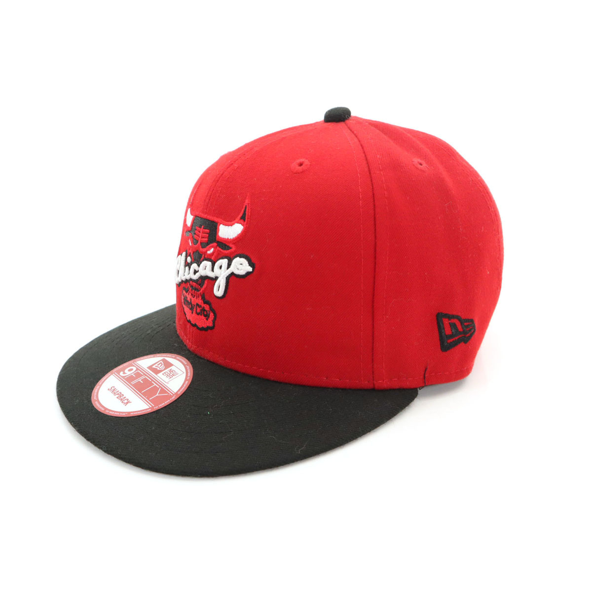 NEW ERA ニューエラ シカゴブルズ ベースボール キャップ ONE SIZE レッド 9FIFTY スナップバック 帽子 メンズ拍卖