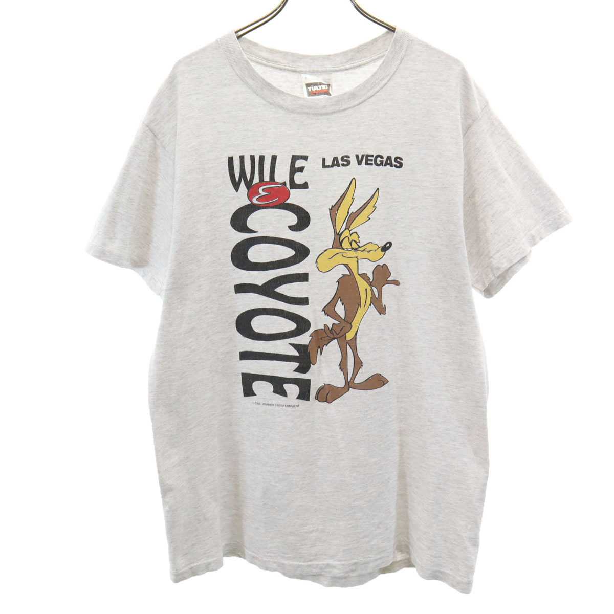 TULTEX タルテックス 90s オールド 半袖 Tシャツ M グレー系 シングルステッチ メンズ拍卖