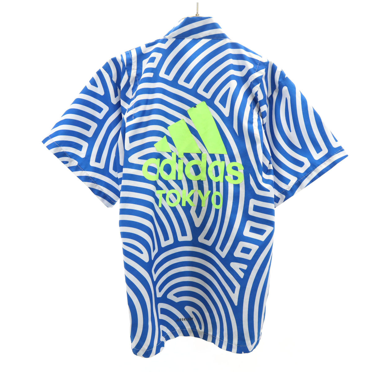 adidas アディダス HIROKO TAKAHASHI COLLECTION コラボ 東京パック 円 柄 ジャケット 150 ホワイト 甚平 キッズ拍卖